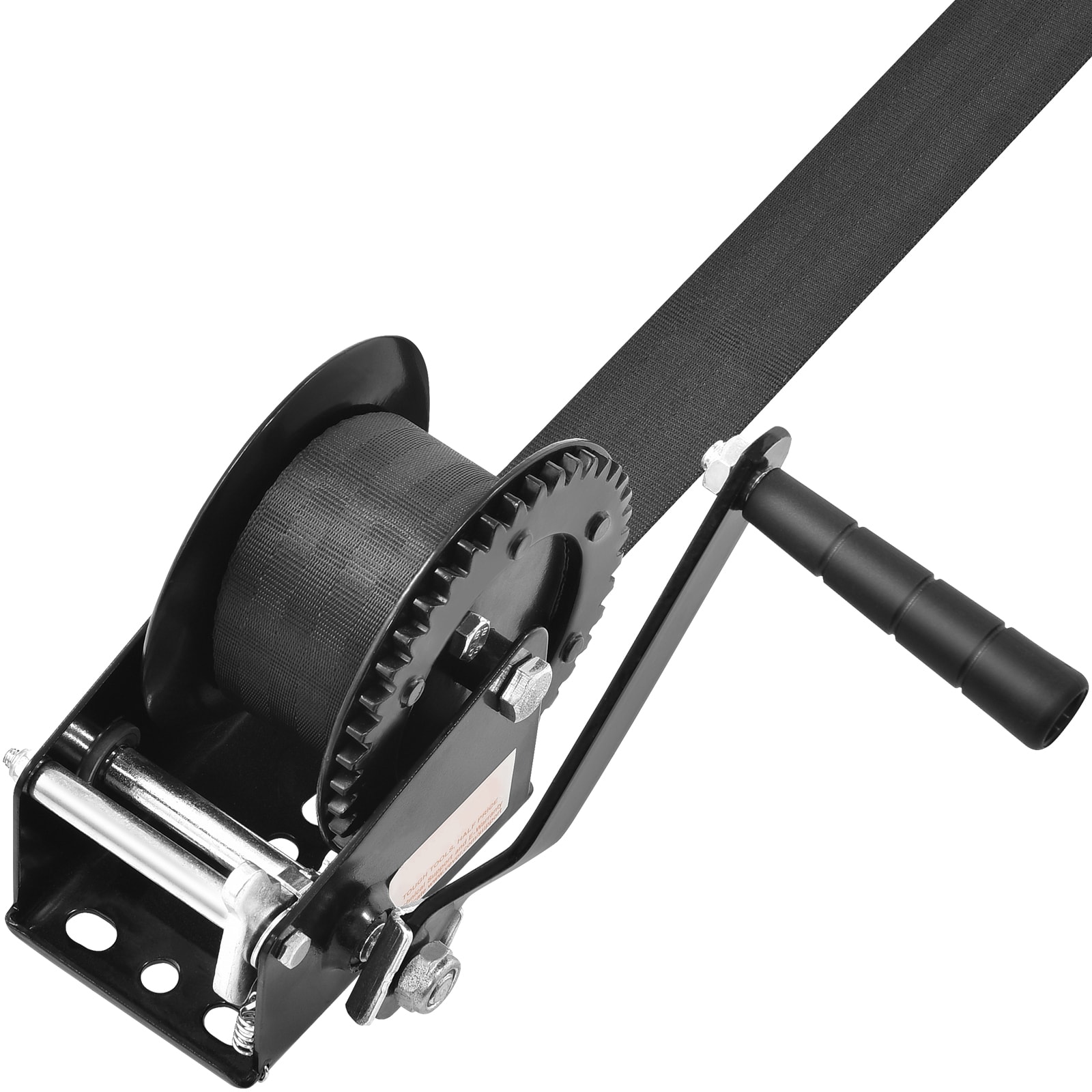 Manual Hand Winch With Polyester Strap For Boat And Atv Trailers_voghion.com